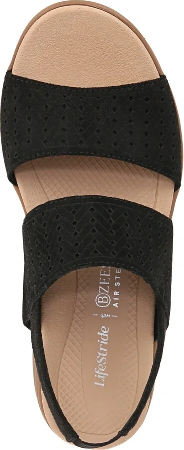 LifeStride Women's Festive Washable Slingback Wedge Sandals - Image 4