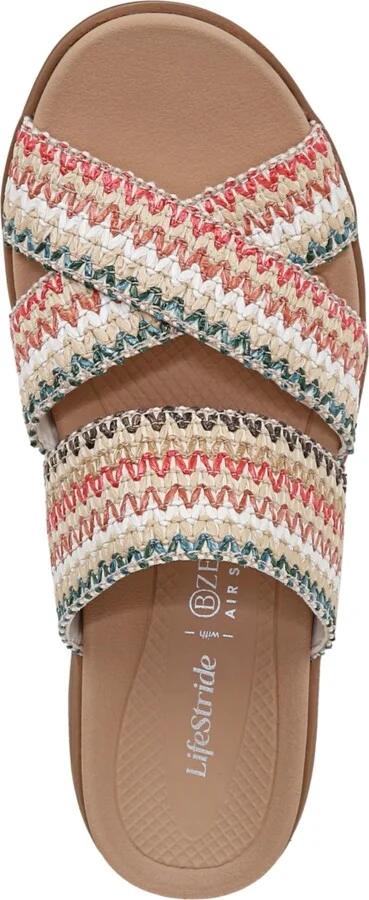 LifeStride Women's Fiona Washable Strappy Slide Wedge Sandals - Image 10
