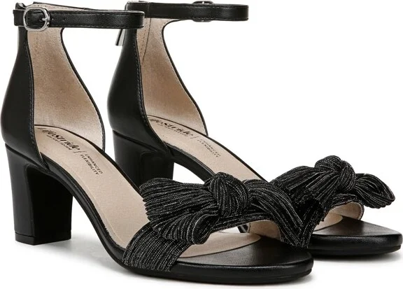 LifeStride Women's Florence Bow Sandal Black 9.5 W - Image 2