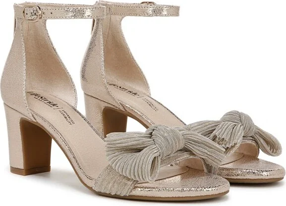 LifeStride Women's Florence Bow Sandal Black 9.5 W - Image 4