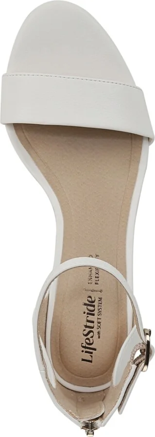 LifeStride Women's Florence Two Piece Block Heel Ankle Strap Sandals - Image 8