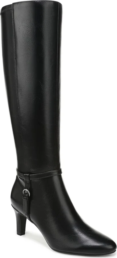 LifeStride Women's Galant Extra Wide Calf Zip Tall Dress Boots