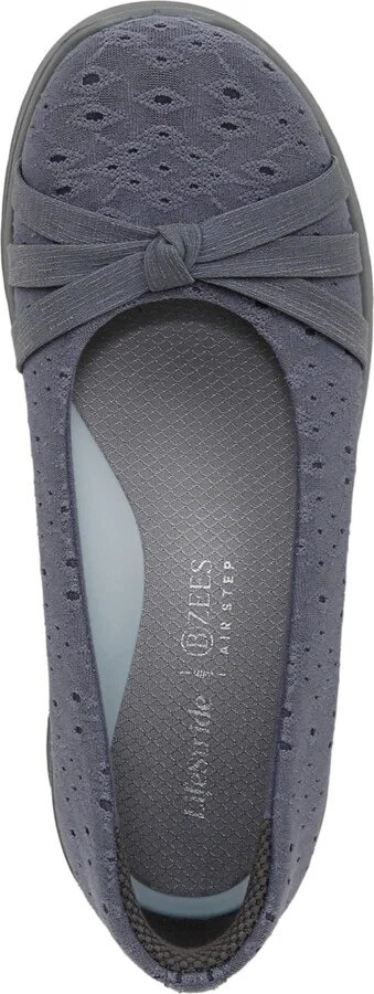 LifeStride Women's Gem 2 Washable Round Toe Ballerina Flats - Image 4