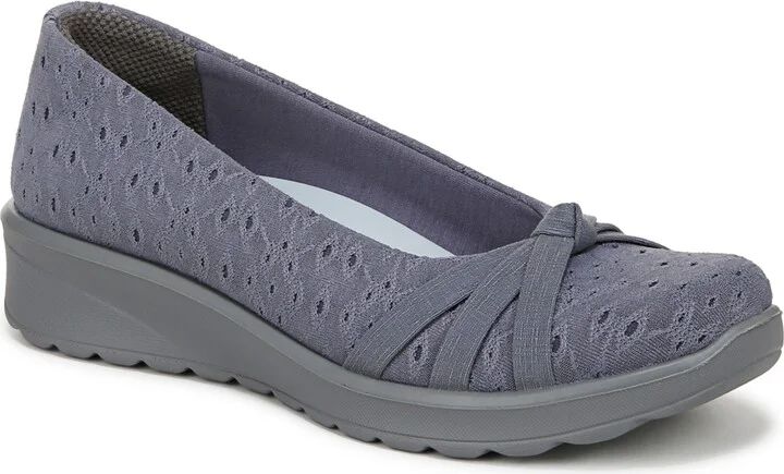 LifeStride Women's Gem 2 Washable Round Toe Ballerina Flats