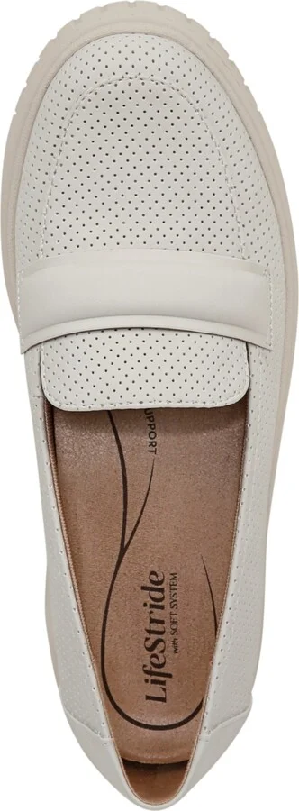 LifeStride Women's Geneva-Chop Closed Round Toe Platform Penny Loafers - Image 4