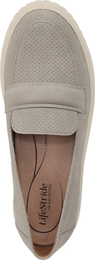 LifeStride Women's Geneva-Chop Closed Round Toe Platform Penny Loafers - Image 8