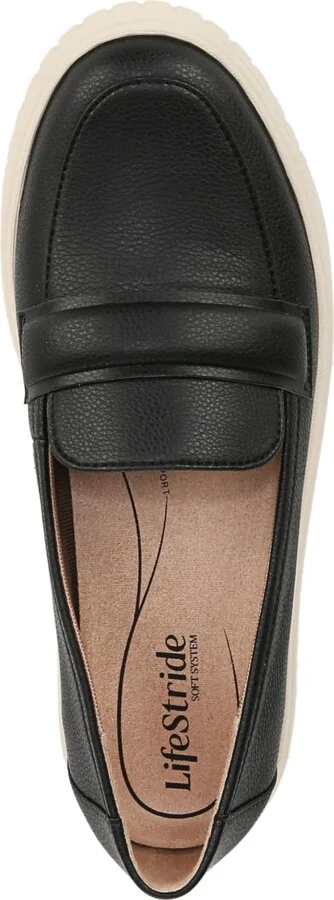 LifeStride Women's Geneva Closed Round Toe Platform Penny Loafers - Image 4