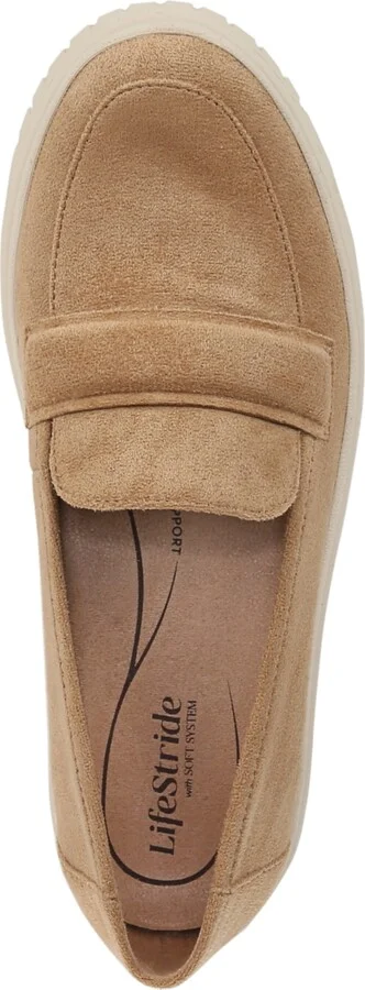 LifeStride Women's Geneva Closed Round Toe Platform Penny Loafers - Image 8