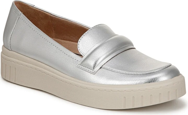 Silver Faux Leather