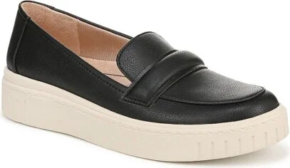 LifeStride Women's Geneva Loafer Black 5.5 M