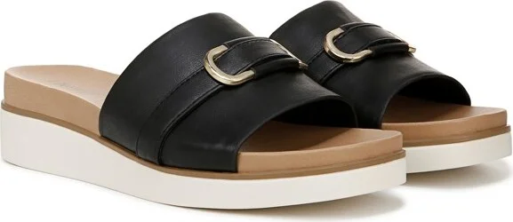 LifeStride Women's Genevieve Slide Sandal Tan 8.5 W - Image 4