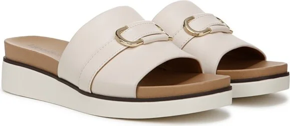 LifeStride Women's Genevieve Slide Sandal Tan 8.5 W - Image 5