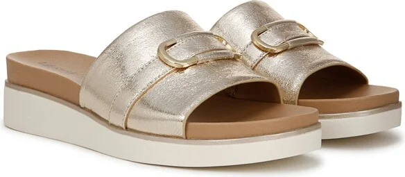 LifeStride Women's Genevieve Slide Sandal Tan 8.5 W - Image 7