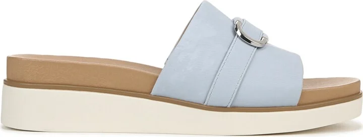 LifeStride Women's Genevieve Square Open Toe Slide Platform Sandals - Image 10