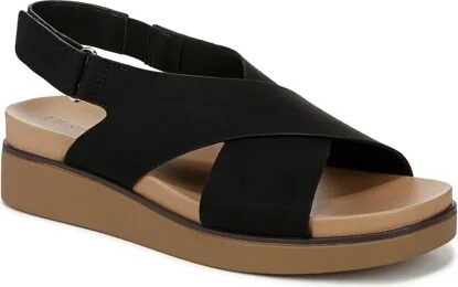 LifeStride Women's Georgina Sandal Black 6 W