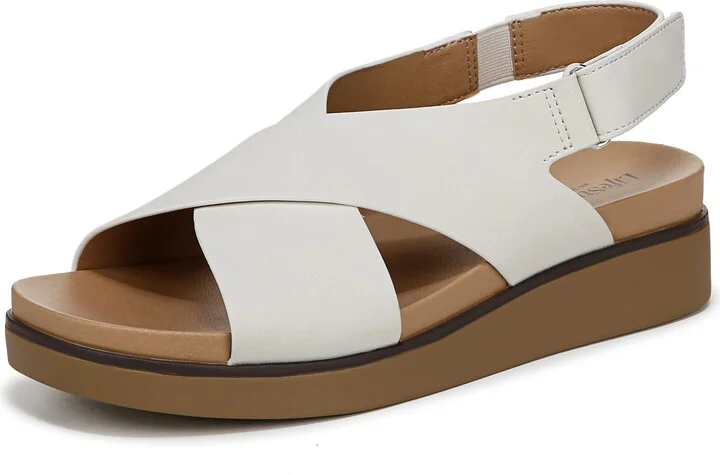 LifeStride Womens Georgina Sandal Cloud White 7 M