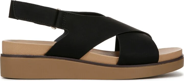 LifeStride Women's Georgina Square Open Toe Slingback Platform Sandals - Image 6