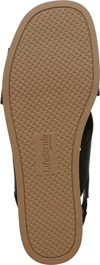 LifeStride Women's Georgina Square Open Toe Slingback Platform Sandals - Image 9