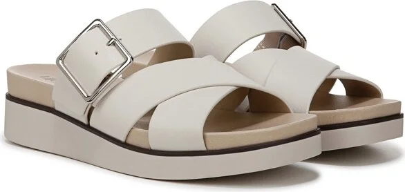 LifeStride Women's Getaway Slide Sandal Bone 8.5 W - Image 2