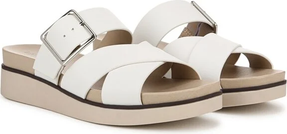 LifeStride Women's Getaway Slide Sandal Bone 8.5 W - Image 3