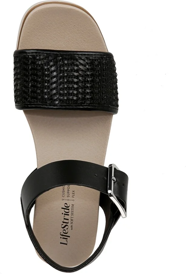 LifeStride Women's Gillian 2 Square Open Toe Platform Sandals - Image 4