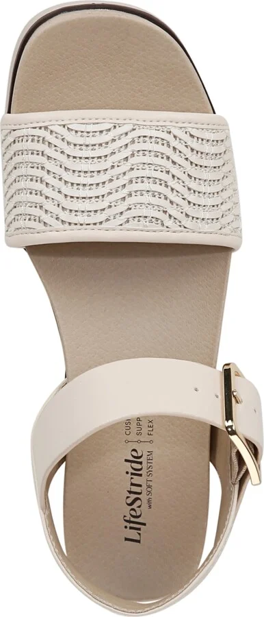 LifeStride Women's Gillian 2 Square Open Toe Platform Sandals - Image 10