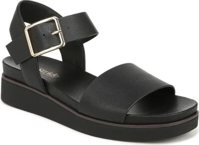 LifeStride Womens Gillian Ankle Strap Sandals Black 8 M