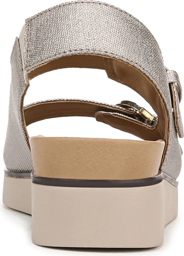 LifeStride Women's Goodie Square Open Toe Slingback Platform Sandals - Image 11