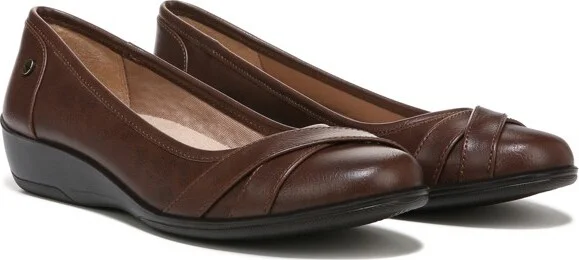 LifeStride Women's I-Loyal Ballet Flat Black 10 W - Image 3