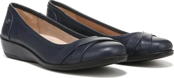 LifeStride Women's I-Loyal Ballet Flat Black 10 W - Image 4