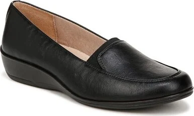 LifeStride Women's Ida Loafer Loafer Black 7.5 W