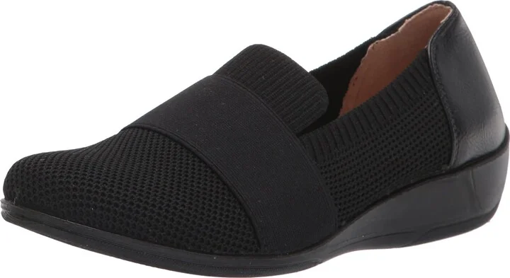LifeStride Womens Ignite Loafer Black 7 W