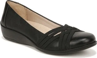 LifeStride Womens Incredible 2 Ballet Flats Black 10 M