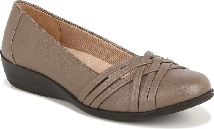 Beige Faux Leather