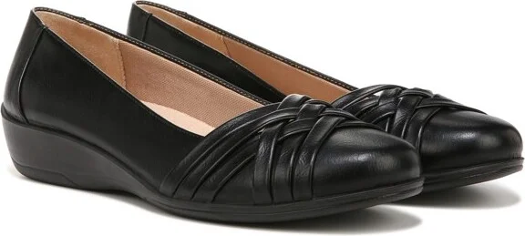 LifeStride Womens Incredible Slip On Ballet Flats Taupe 9 M - Image 4