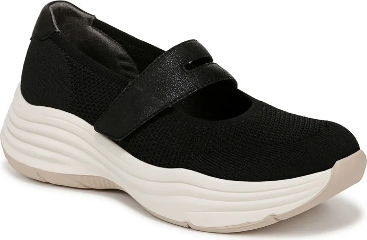 LifeStride Women's Intuition-Knit Washable Mary Jane Sneakers