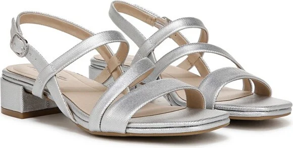 LifeStride Women's Janet Sandal Silver 8 M - Image 2