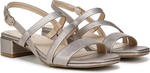 LifeStride Women's Janet Sandal Silver 8 M - Image 4