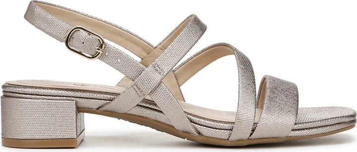 LifeStride Women's Janet Square Open Toe Slingback Dress Sandals - Image 2
