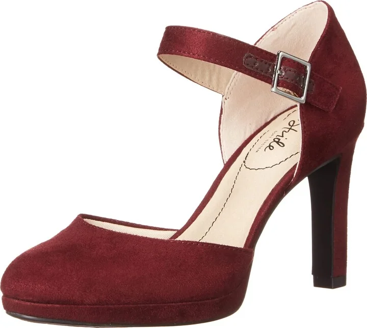 LifeStride Womens Jean Platform Pump Pinot Noir 10 W