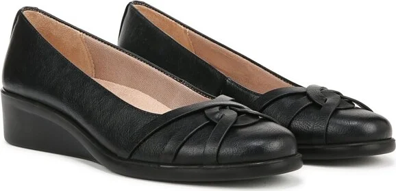 LifeStride Women's Jorie Ballet Flat Black 8 W - Image 2