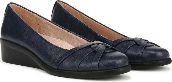LifeStride Women's Jorie Ballet Flat Black 8 W - Image 4