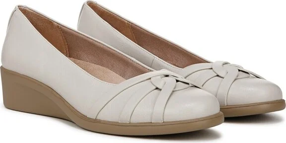 LifeStride Women's Jorie Ballet Flat Black 8 W - Image 5