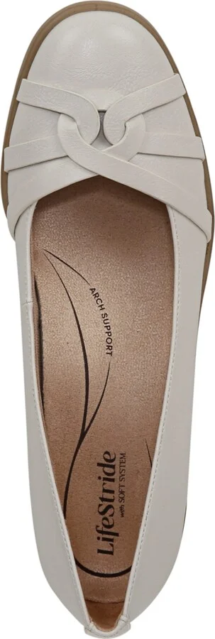 LifeStride Women's Jorie Low Wedge Ballerina Flats - Image 4