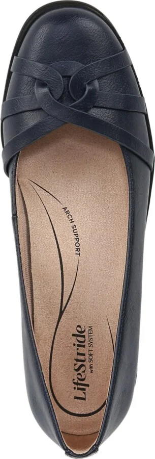 LifeStride Women's Jorie Low Wedge Ballerina Flats - Image 8