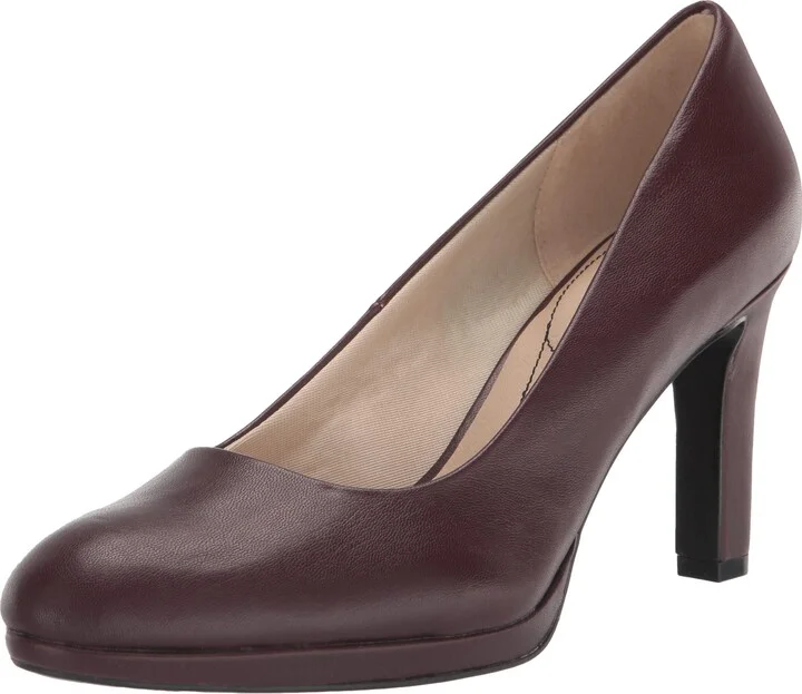 LifeStride Womens Julia Platform Pump Pinot Noir 7.5 W