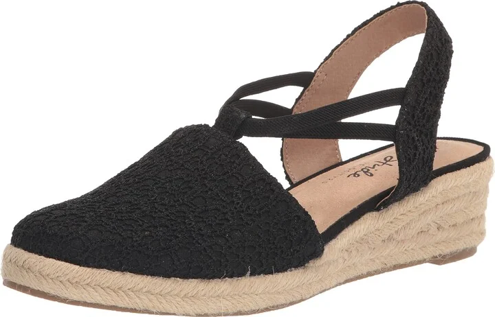 LifeStride Womens Katrina 2 Espadrille Wedge Loafer