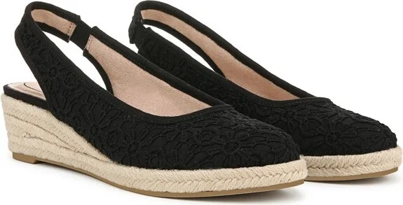 LifeStride Women's Kayden Espadrille Wedge Sandal Blue Denim 11 M - Image 4