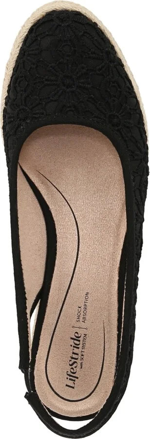 LifeStride Women's Kayden Slingback Wedge Espadrilles - Image 4