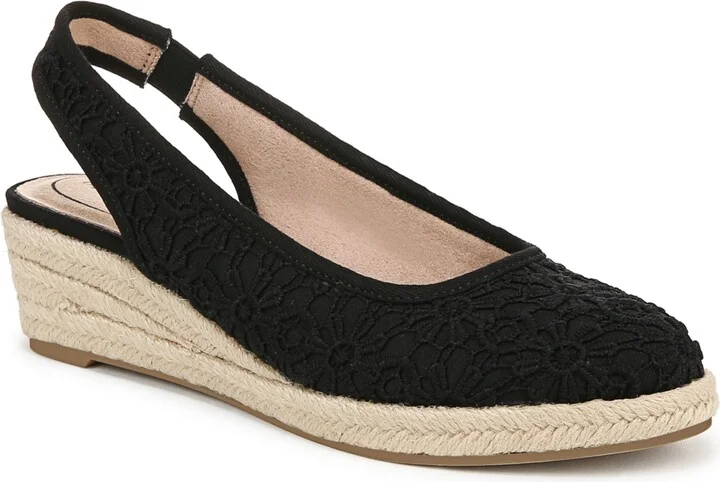 LifeStride Women's Kayden Slingback Wedge Espadrilles